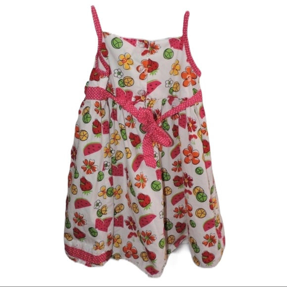 So La Vita Sundress Sleeveless Watermelon 4T - Picture 2 of 7